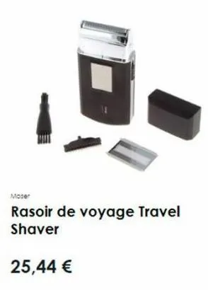 moser  rasoir de voyage travel shaver  25,44 € 