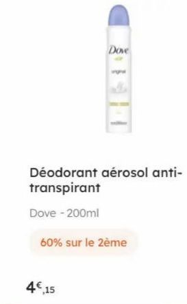 déodorant Dove