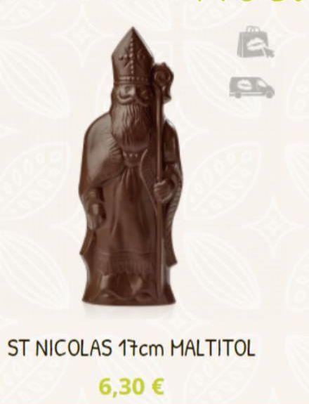 ST NICOLAS 17cm MALTITOL  6,30 € 