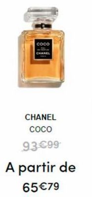 Coco  CHANEL  CHANEL COCO  93€99  A partir de  65€79  