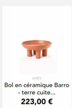 AMES  Bol en céramique Barro - terre cuite...  223,00 € 