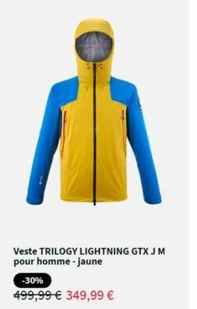 veste trilogy lightning gtx j m pour homme - jaune  -30% 499,99 € 349,99 €  