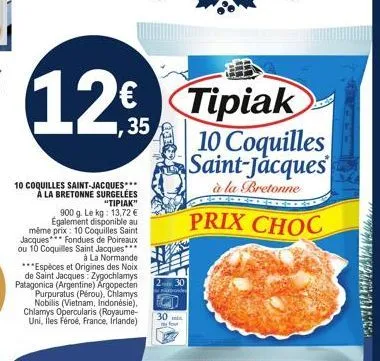 coquilles saint-jacques tipiak