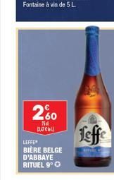 bière belge Leffe