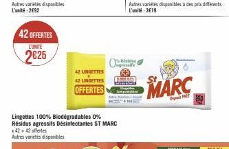 lingettes St marc