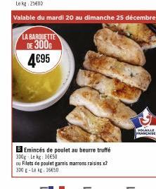 filets de poulet 