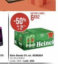 bière blonde Heineken