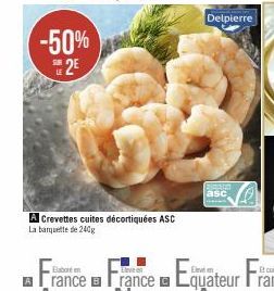 crevettes cuites Delpierre