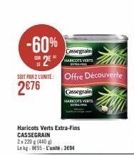 haricots verts Cassegrain