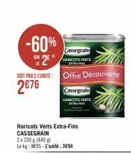 haricots verts cassegrain