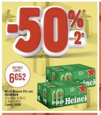 bière blonde heineken