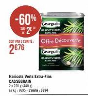 haricots verts Cassegrain