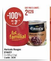 haricots rouges D'aucy