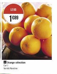 LE KG  1€89  H Orange sélection  Cat 1  Vanete Naveling 