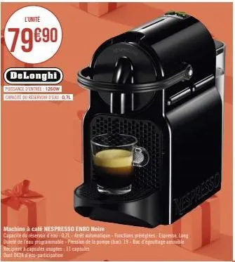 machine à café nespresso 