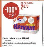 papier toilette Renova