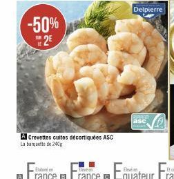 crevettes cuites Delpierre