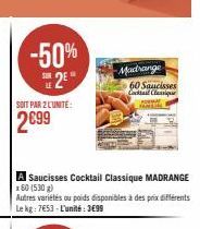 saucisses madrange