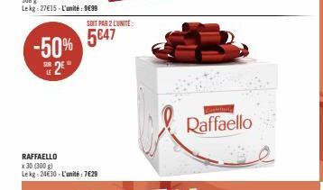 Lekg:27€15-L'unité: 9€99  LE  2⁰  -50% 5847  SOIT PAR 2 LUNITE:  Casteline  Raffaello 