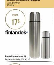 EUNITE  17€  finlandek  Bouteille en inox 1L Existe en bouteille 0.5L à 13€ 