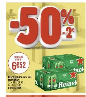 bière blonde heineken