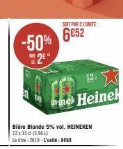 bière blonde Heineken