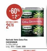 haricots verts Cassegrain