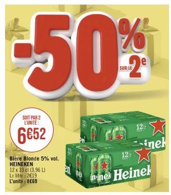 bière blonde Heineken