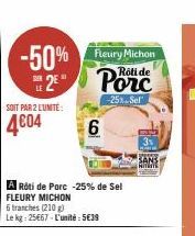 rôti de porc Fleury Michon