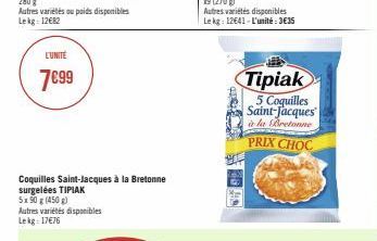 coquilles Saint-Jacques Tipiak