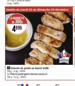 filets de poulet 