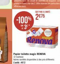 papier toilette Renova