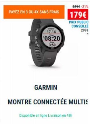 Promo montre Garmin Decathlon