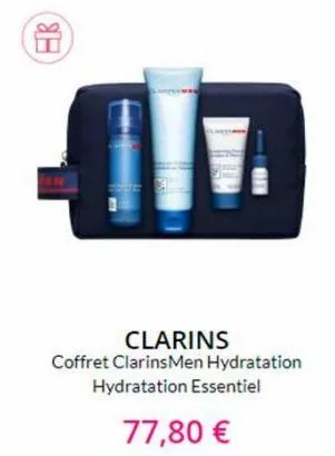 8.8  17.  clarins  coffret clarins men hydratation hydratation essentiel  77,80 € 