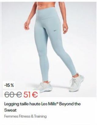 -15%  60 € 51 €  Legging taille haute Les Mills Beyond the Sweat  Femmes Fitness & Training 