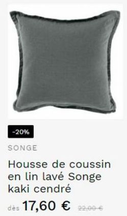 housse de coussin 