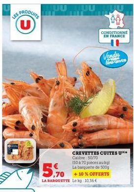 crevettes cuites 