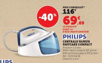 centrale vapeur Philips