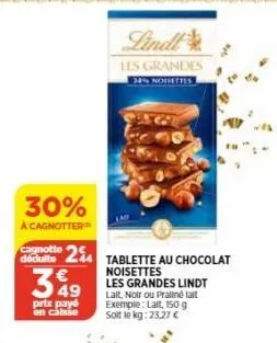 lait lindt