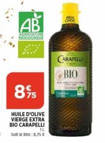 huile d'olive vierge Carapelli