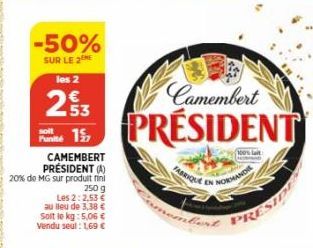 camembert Président