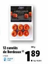 falk  12 canelés de Bordeaux (2)  12 MINIS CANELS 