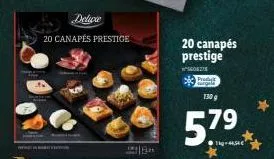 canapés deluxe