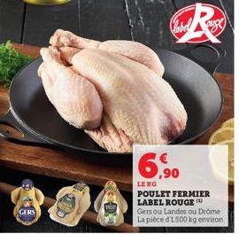 poulet fermier Label 5