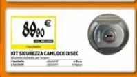 8990  kit sicurezza camlock disec 