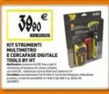 3900  kit strumenti multimetro ecercafase digitale tools by ht 