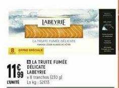 truite fumée Labeyrie