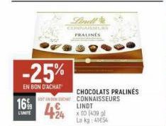 chocolats Lindt