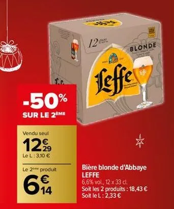 bière blonde leffe