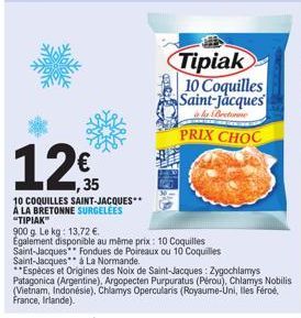 coquilles Saint-Jacques Tipiak